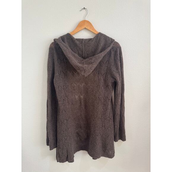 Cynthia Rowley cashmere hooded cardigan - Picture 5 of 6